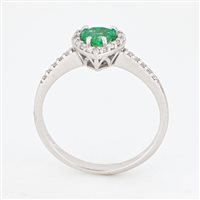 Anello Zorzan Gioielli Donna in Oro bianco Smeraldo 0.40 Ct ANPZ431SM - ANPZ431SM